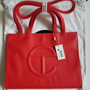 Telfar Medium Shopping Bag Red New With Tag